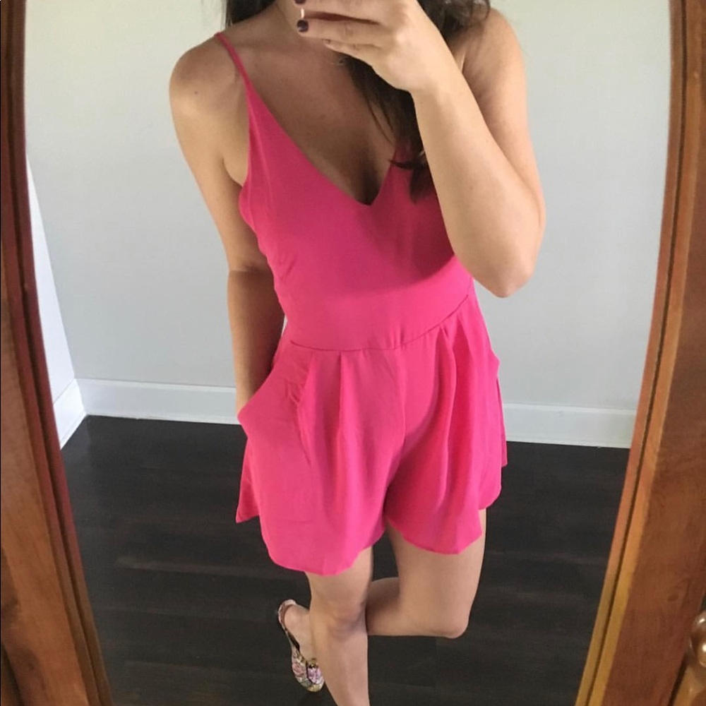 Pink romper